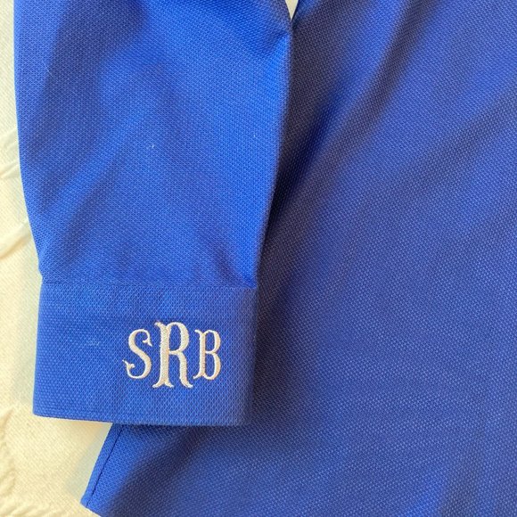 REDHOUSE Monogrammed SRB Button Down Size MEDIUM - Picture 3 of 4